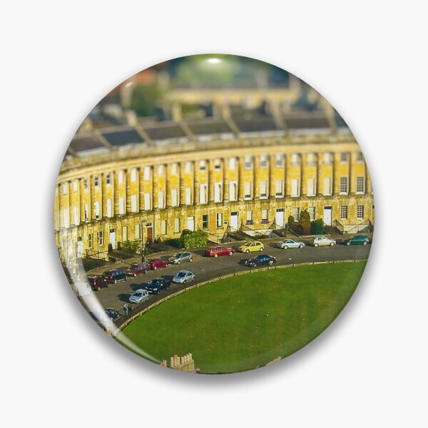 Item preview, Royal Crescent - Aerial Image of Bath, Somerset, UK designed and sold by FOLK ART FUSION.