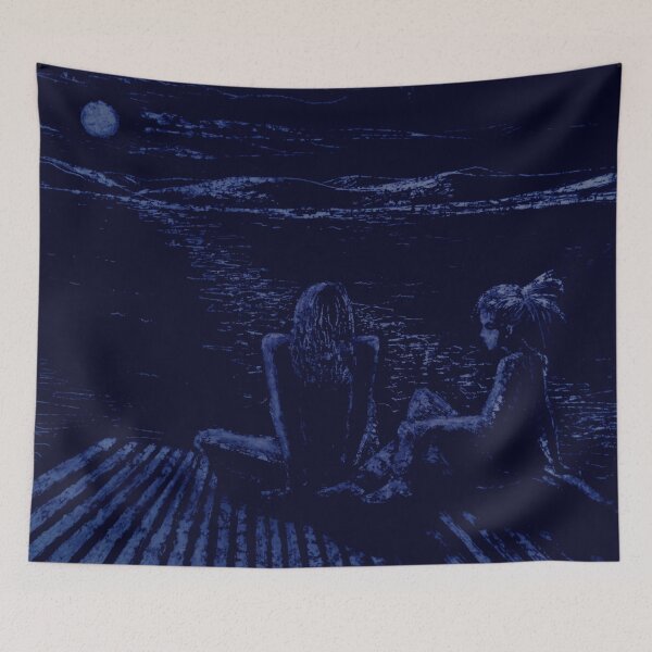 Item preview, Moonlit night on lake Baikal designed and sold by NOX124.