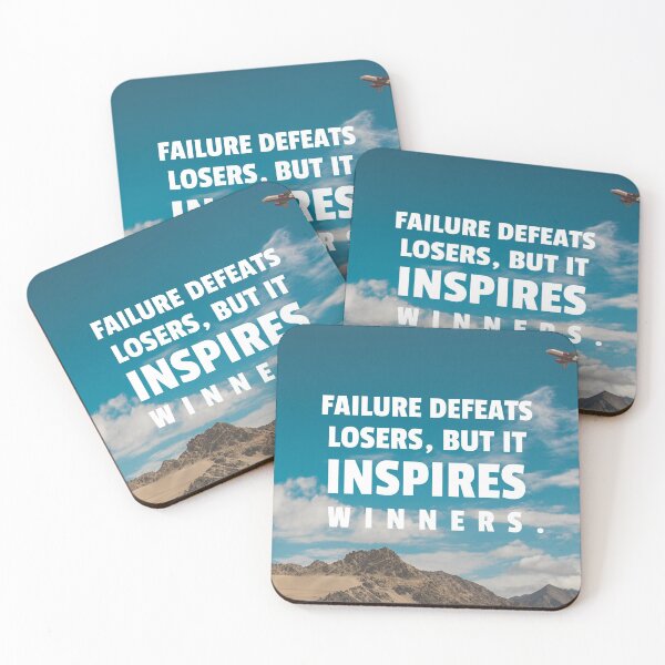 Item preview, Failure defeats losers, but it inspires winners designed and sold by MysteryFashion7.