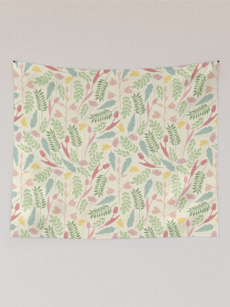 Thumbnail 2 of 3, Tapestry, Spring - Floral pattern designed and sold by CLPDesignLab.