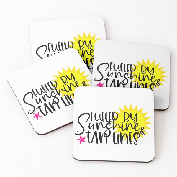 Item preview, Fueled by sunshine & tan lines designed and sold by purpleblobart.