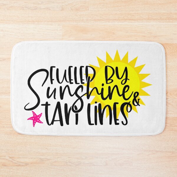 Item preview, Fueled by sunshine & tan lines designed and sold by purpleblobart.