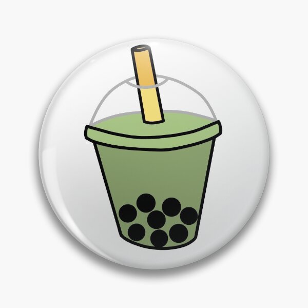 Item preview, Matcha boba milk tea designed and sold by amberlart.