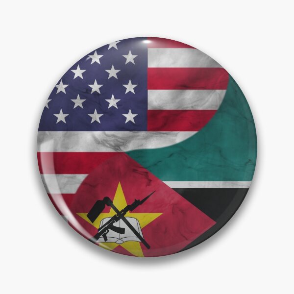 Item preview, USA and Mozambique Dual Flag Yin Yang Combination designed and sold by ockshirts.