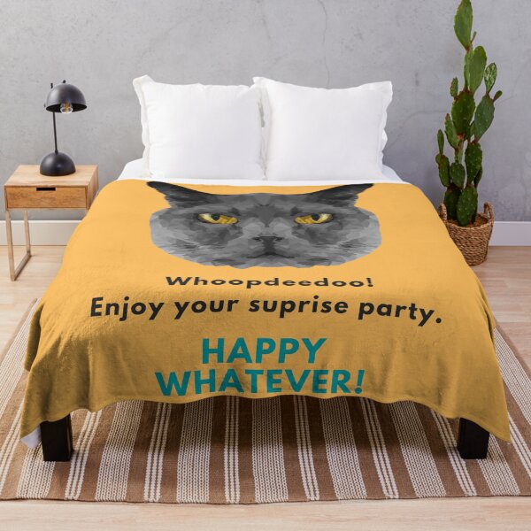 Item preview, WhoopdeeDoo - Happy Whatever! - Judgemental Cat  designed and sold by LJWDesigns.