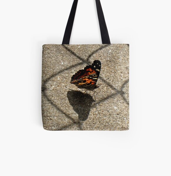 American Beauty Butterfly All Over Print Tote Bag