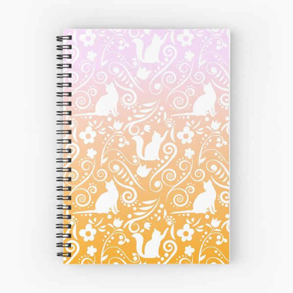 Item preview, Cat and Flowers - Perfect Peach designed and sold by CreativityRoams.