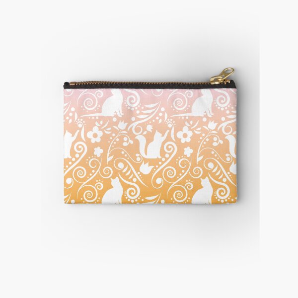 Item preview, Cat and Flowers - Perfect Peach designed and sold by CreativityRoams.