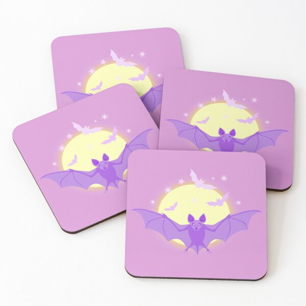 Item preview, Bats and Moon designed and sold by GlitterandDecay.