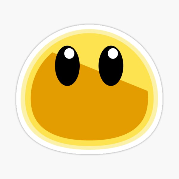 Blob Yellow Sticker