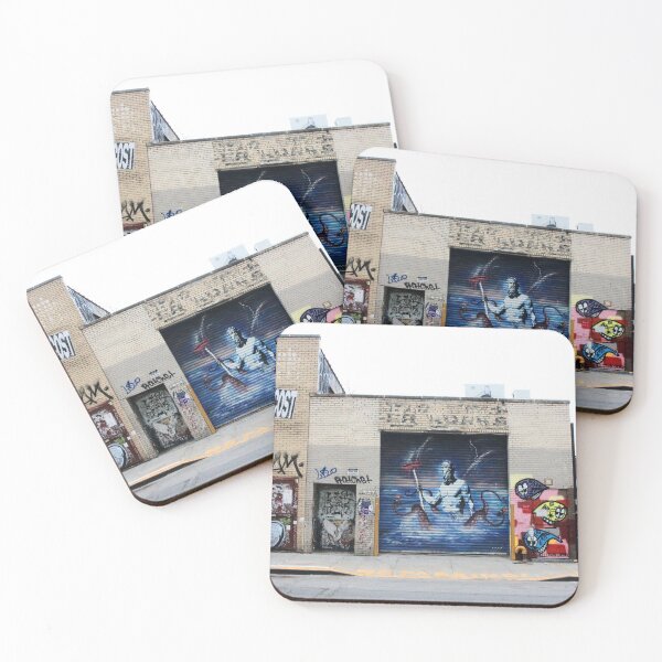 Item preview, Street Art Graffiti on the East River - No. 1 designed and sold by BritishYank.