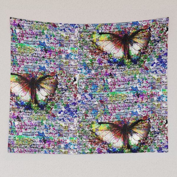 Item preview, Butterfly on a wall designed and sold by Againstallodds.