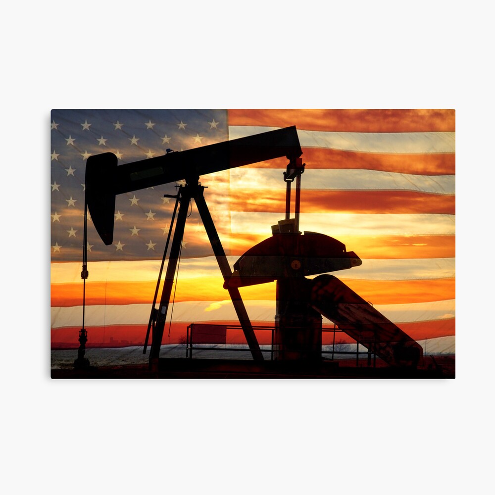 American Oil Canvas Print