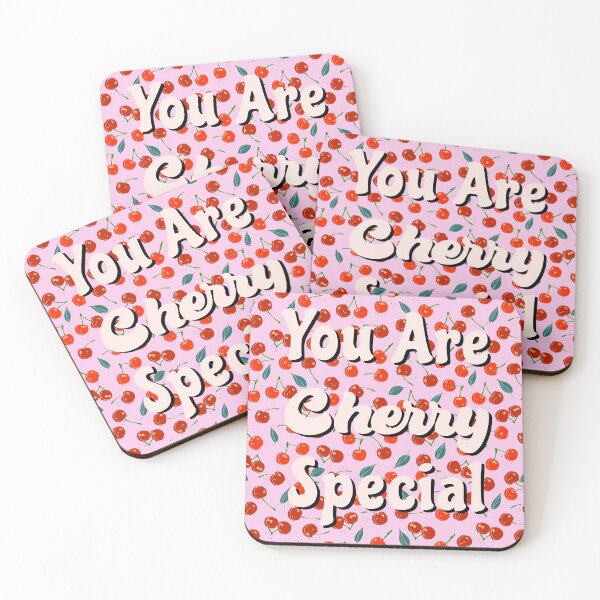 Item preview, Cherry Cherries You Are Cherry Special Quote Illustration Summer Fruit Pattern designed and sold by mythandframe.
