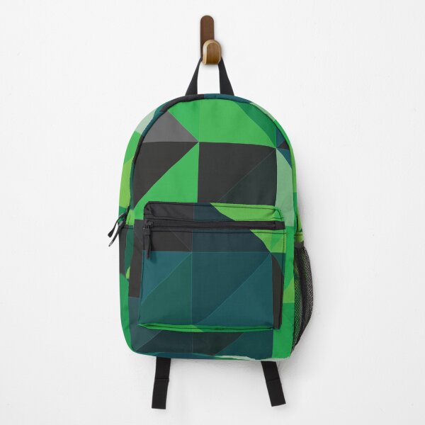 Item preview, Green Abstract triangle modern minimalistic pattern designed and sold by lordthebeard.