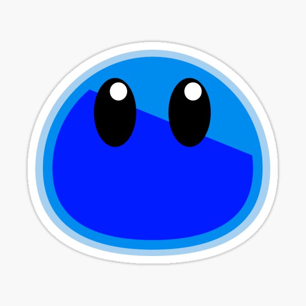 Blob Blue Sticker