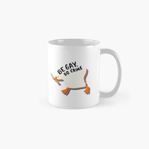 Ser gay hacer crimen sin título ganso Taza clásica