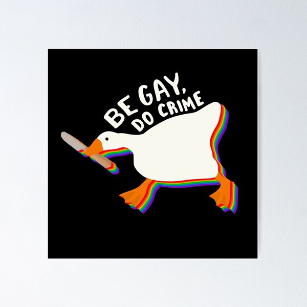 Item preview, Be gay do crime goose designed and sold by tsfea.