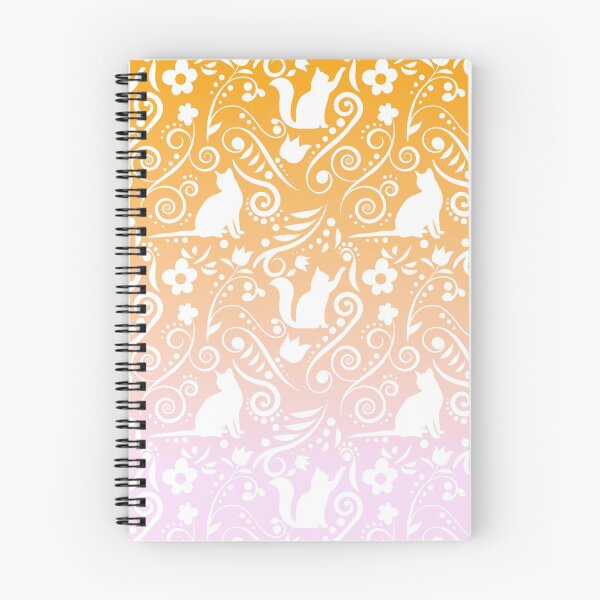 Item preview, Cat and Flowers - Perfect Peach RS designed and sold by CreativityRoams.