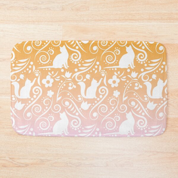 Item preview, Cat and Flowers - Perfect Peach RS designed and sold by CreativityRoams.