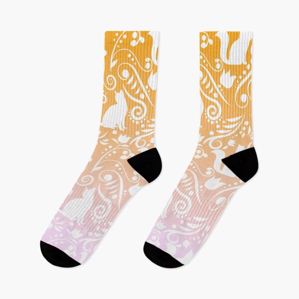 Item preview, Cat and Flowers - Perfect Peach RS designed and sold by CreativityRoams.