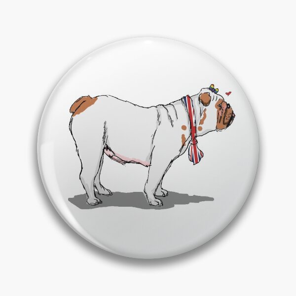 Item preview, British bulldog with love designed and sold by Bluelizzy.
