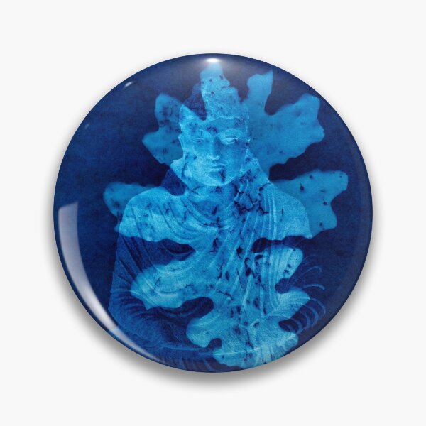 Item preview, Blue Leaf Buddha designed and sold by Elena Ray.