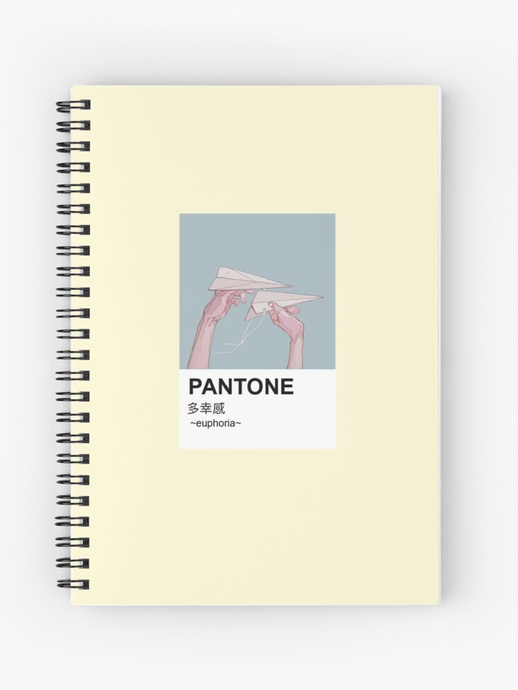 Pantone Aesthetic Anime Japanese Vintage  Spiral Notebook for Sale by Dev  M