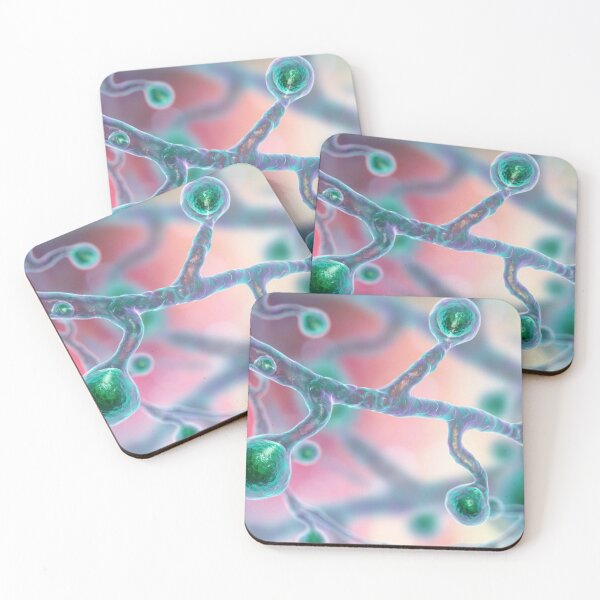 Item preview, NEAT BLASTOMYCES FUNGUS MICROSCOPIC IMAGE PHOTO...Micro designed and sold by Hippiesole.