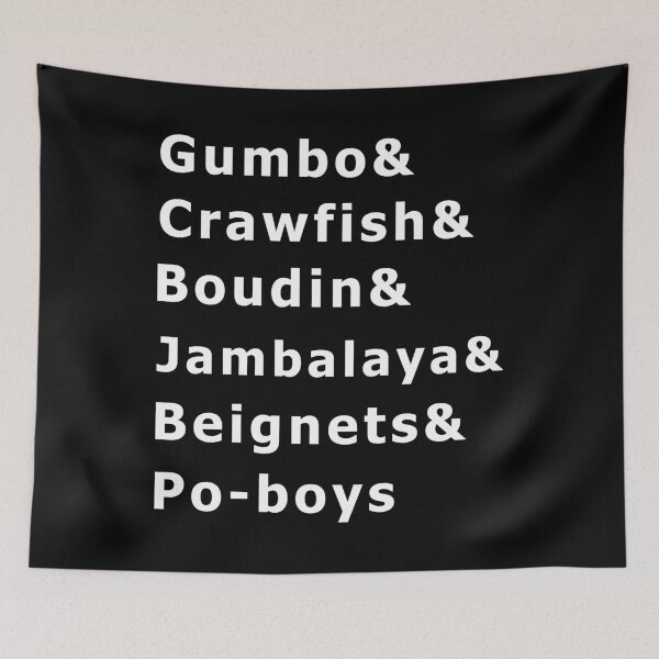 Item preview,  Gumbo & Crawfish & Boudin Louisiana Food Humor  designed and sold by ilizindotcom.