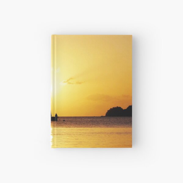 Watercolor People in Nature, NSS, Sailboat 06, St John, USVI Hardcover Journal