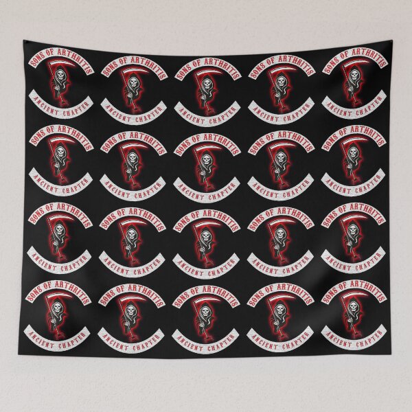 Item preview, S.O.A. Ancient Chapter - funny seniors biker theme. designed and sold by EldersRULE.