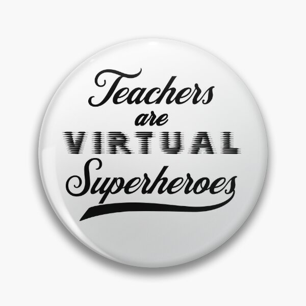 Item preview, Teachers are Virtual Superheroes Online Teaching designed and sold by Claudia Harbaugh.