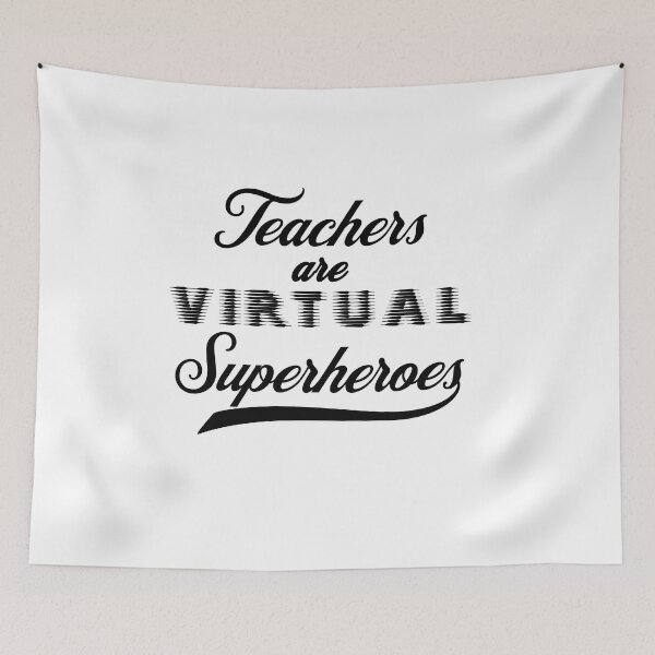 Item preview, Teachers are Virtual Superheroes Online Teaching designed and sold by Claudia Harbaugh.