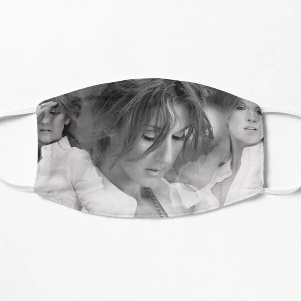 Celine Dion Cool Style avec noir blanc Masque sans plis