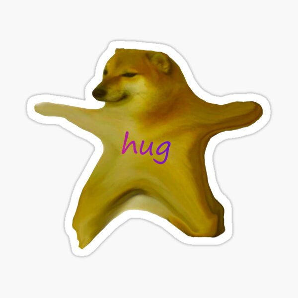 Item preview, cheems hug designed and sold by moonman1232141.