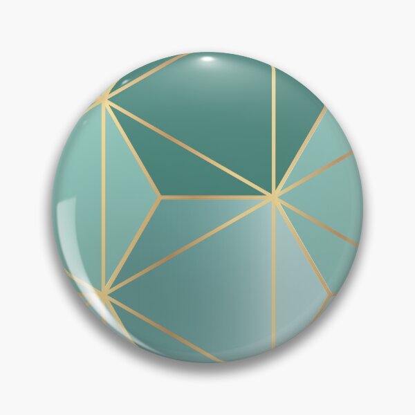 Item preview, cool mint and gold honeycomb pattern designed and sold by PerfectTees03.