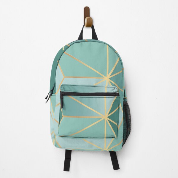 Item preview, cool mint and gold honeycomb pattern designed and sold by PerfectTees03.