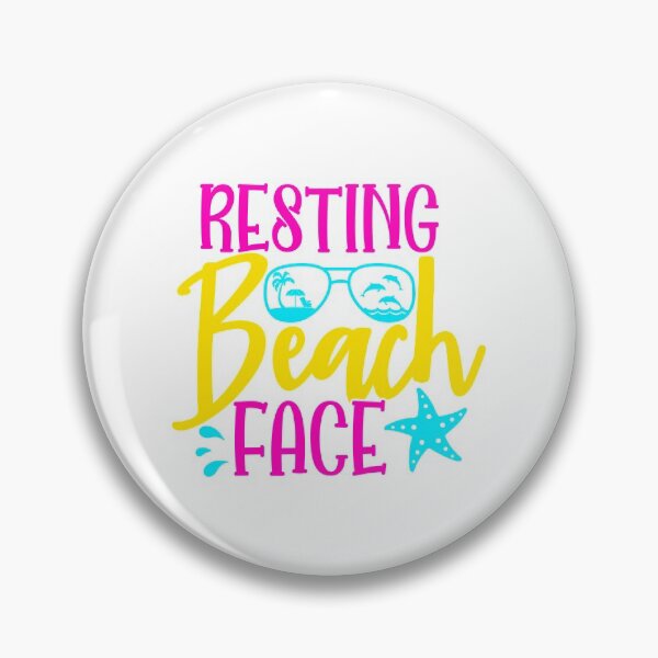 Item preview, Resting beach face designed and sold by purpleblobart.