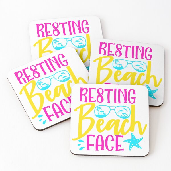 Item preview, Resting beach face designed and sold by purpleblobart.