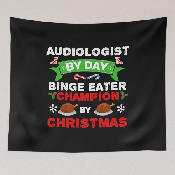Item preview, Audiologist  by day Binge Eater by Christmas Xmas designed and sold by losttribe.