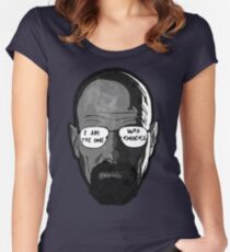 Walter White knocks Women's Fitted Scoop T-Shirt
