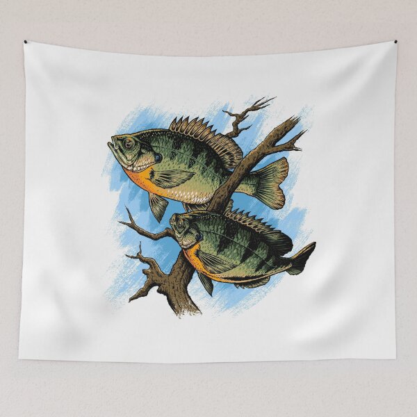 Item preview, Bluegill Illustration Fishing Pullover design designed and sold by jakehughes2015.