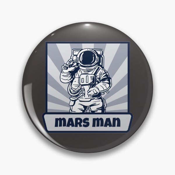 Artikelvorschau, Astronaut Mars Man Alien Space Raumschiff Planet 80er Jahre interplanetare Reise Geschenk entworfen und verkauft von TheAplus.