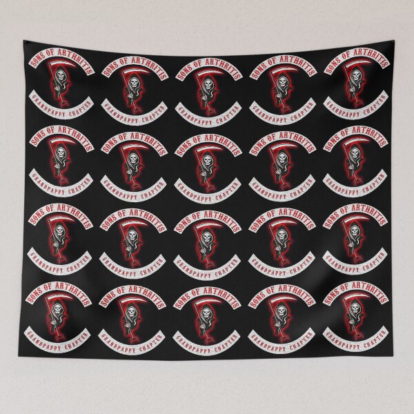 Item preview, S.O.A. Grandpappy Chapter - funny seniors biker theme. designed and sold by EldersRULE.