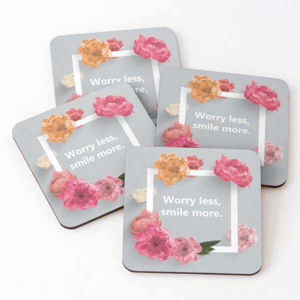 Item preview, Worry less, smile more designed and sold by FreeGlim.