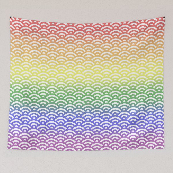 Item preview, Pastel Pride Waves designed and sold by Quirkball.