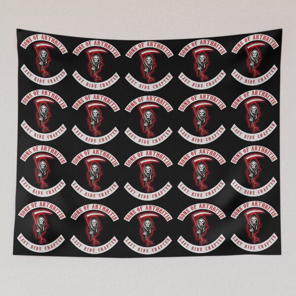 Item preview, S.O.A. Last Ride Chapter - funny seniors biker theme. designed and sold by EldersRULE.