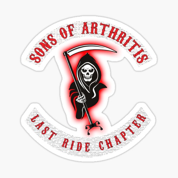 Sons of Anarchy Stamp Die Cut Sticker