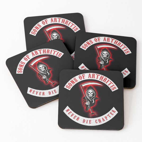 Item preview, S.O.A. Never Die Chapter - funny seniors biker theme. designed and sold by EldersRULE.